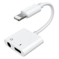 thumbnail image 1 of Adaptador Lightning a Auxiliar Auriculares 3.5mm y Carga Conexión Directa, 1 of 3