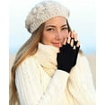 thumbnail image 7 of Unisex Half Finger Gloves Winter Warm Stretchy Knit Fingerless Gloves Touchscreen Typing Gloves, 7 of 7