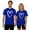 Blue, variant on KHONTS Valentine's Day Sweat Heart T Shirts for Couple Women and Men Crew Neck Short Sleeve T Shirt Fashion Casual Tees Yellow XL