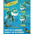 thumbnail image 3 of Robot de dinosaurio Transformer Toy Super Wings Tino, 3 of 7