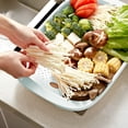 thumbnail image 4 of Hohaski Cup Tray Rectangular Plastic Tea Tray Draining Household Living Room Scandinavian European Simplistic Cup Draining Tray, 4 of 6