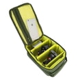 thumbnail image 5 of 23 x 14,6 x 10,8 (verde militar) Carrete de pesca Aparejos de pesca Bolsa de pesca impermeable Porta caña portátil Bolsa de almacenamiento con 3 divisores ajustables, 5 of 5