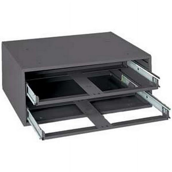 Durham Mfg Bearing Slide Rack Cabinet,Steel,Gray 302B-15.75-95
