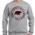 thumbnail image 2 of Christmas at the Cabin Sweatshirt Unisex 4X-Large Grey, 2 of 5