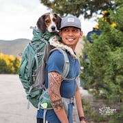 k9 sport sack | rover 2 dog carrier backpack for small and medium pets | front facing adjustable dog backpack carrier | fully ventilated | veterinarian approved (x-large, rover 2 -