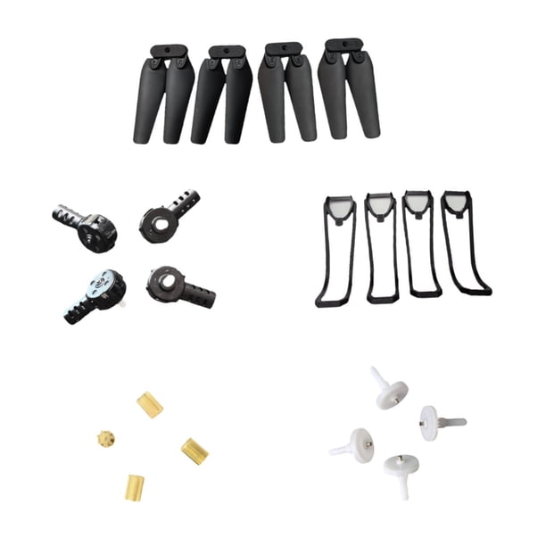 Repuestos de cuadrirrotor RC, juego de hélices de motor, protector de hélice, piezas de reparación de motores para E88Pro