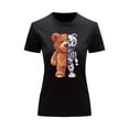 thumbnail image 1 of Playera Blusa De Oso Robot Ropa De Mujer Color Negro Talla Mediana Marca Emil SaEs, 1 of 4