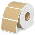 thumbnail image 1 of MUNBYN 2.25"x1.25" Brown Thermal Sticker Labels for Thermal Label Printer, Self-Adhesive Address Shipping Direct Thermal Labels, Multi-Purpose Roll Sticker Labels -1000 Labels/1 Roll, 1 of 4