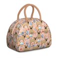 thumbnail image 1 of Dog and Bone Pattern Lunch Bag – Whimsical Cartoon Style for Pet Fans, 1 of 4