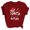 Red, variant on Christmas Shirt Women Christmas Womens Fashion Short Sleeve Casual Cute Holiday Shirt