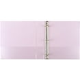 thumbnail image 2 of Pen + Gear Basic D-Ring View Binder, 1 1/2", Lilac (WM384-34LA), 2 of 8