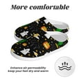 thumbnail image 6 of Goofa Halloween Print Womens Mens Cotton Lightweight House Slippers , Washable Home Slippers,Indoor Comfy Bedroom Cozy Slippers-44/45, 6 of 7