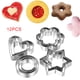 thumbnail image 2 of Billuyoard 12 Uds juego de moldes para cortar pasteles corazón flor estrella molde para pasteles decoración de acero inoxidable Fondant Herramientas y accesorios para hornear, 2 of 6
