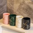 thumbnail image 3 of Soporte para cepillo de dientes de baño, taza de lavado para parejas, taza de cerámica para cepillo de dientes de baño, accesorios de baño, taza de enjuague bucal sin asa, estante de almacenamiento, 3 of 7
