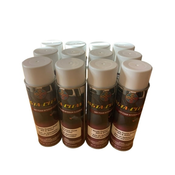 Insta-Clean Interior Car Cleaning-Detailing Product Automotive Cleaners, 12 Pack