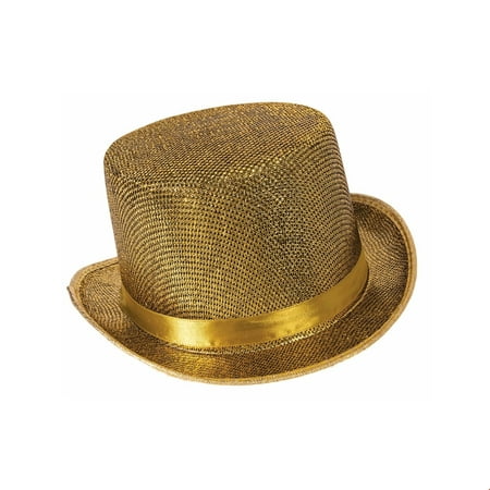 Gold Top Hat Halloween Costume Accessory