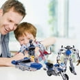 thumbnail image 3 of Jouet pour Enfants Robot Transformable Modèle Alliage Jouet Déformable s'Adapte Combiner Robot GXK, 3 of 8