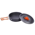 thumbnail image 4 of Lihgtweight Outdoor Cookware Pan Set, Non-Stick Cooking Pan Set, For Picnic Camping, 4 of 8