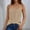 Beige, variant on Solid Color Ice Silk Wrinkled Backless Loose Suspender Vest Top 2xl Crop Tops Women Baseball Mom Tops for Women Running Top Women Active Crop Women Lacy Top Women Lace Sleeveless Tee Shirt Women 2 Pk