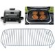 thumbnail image 1 of Rejilla de acero inoxidable para parrilla y ahumador al aire libre, accesorios para freidora de aire eléctrica Master Grill 7 en 1, apto para lavavajillas, 1 of 5