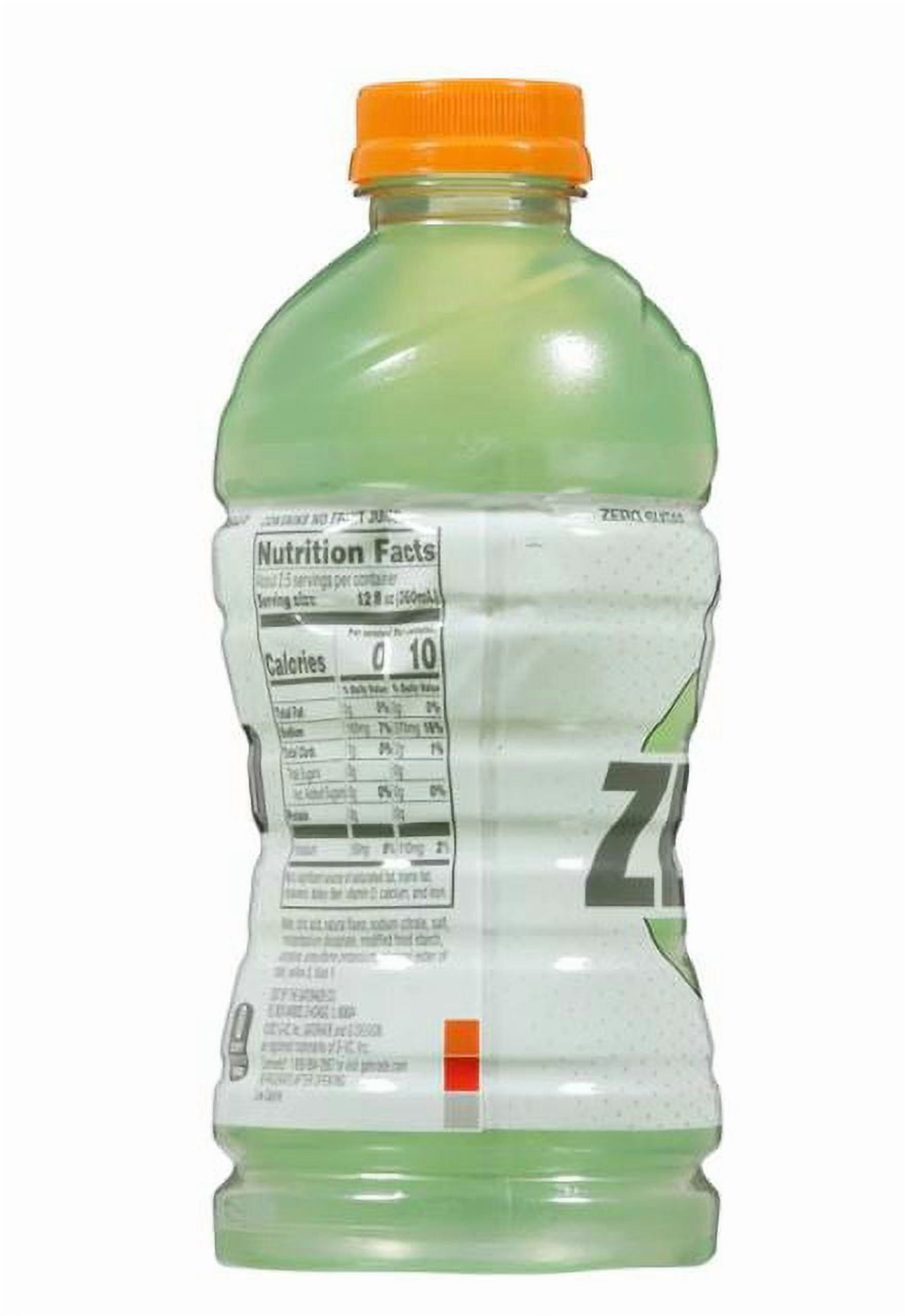 Gatorade Zero Lime Cucumber Thirst Quencher Sports Drink, 28 oz Bottle, Quantity of 8