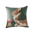 thumbnail image 2 of Housse de Coussin de Sofa Imprimée pour Décoration de Salon Série Simples Housse d'Oreiller de Pâques Mignons Lapins Housse de Coussin de Sofa Imprimée Décoration de Fête, 2 of 7