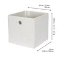thumbnail image 3 of Neatfreak Kids Fuzzy Storage Cube, teddy bear material, 3 of 9