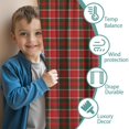thumbnail image 3 of Red Green Checkerboard Red Pattern Kids Curtains,Childrens Insulated Curtains Set Of 2,Bedroom Essentials,Teen Room Decor 52"X63", 3 of 5
