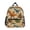 Steampunk Dino, variant on Vintage Digger Design Backpack for Girls/Boys with Name Tag—Front-closure buttons for ages 3–8year