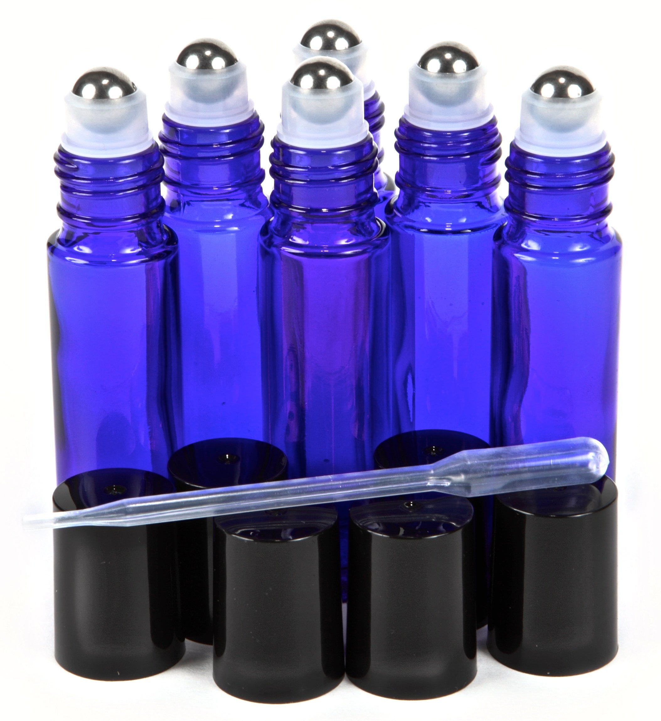 3 Dropper, 6 Extra Roller Balls, 2 Bottle Opener, 30 labels SXUDA Glass Roller Bottles UV Protection 24 Pack 10 ml Cobalt Blue Essential Oil Roller Bottles with Stainless Steel Roller Balls 