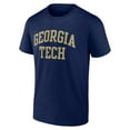 thumbnail image 2 of Men's Navy Georgia Tech Yellow Jackets Basic Team Arch T-Shirt, 2 of 3