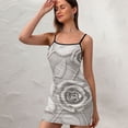 thumbnail image 3 of Ladies Elegant Sling Sleeveless Sexy Dress rose, 3 of 6