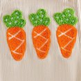 thumbnail image 4 of mgoYE Baby Girl Easter Outfit Newborn Carrot Overalls Bubble Romper Infant Clothes(Beige,3-6 Months), 4 of 6
