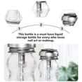 thumbnail image 5 of Glass Bottle Push down Pump Dispenser for Makeup Remover Container Nail Polish Jar, 5 of 6