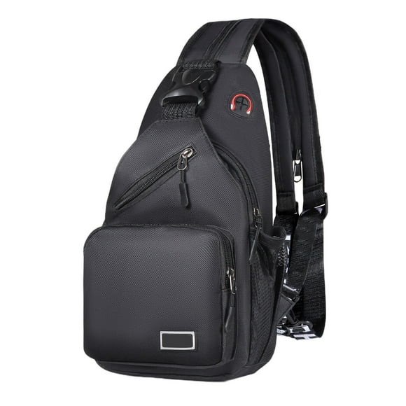 Women's Adjustable Crossbody Bag Convertible Chest Shoulder Bag With Multiple Pockets