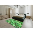 thumbnail image 5 of Ahgly Company Machine Washable Indoor Rectangle Transitional Green Area Rugs, 5' x 8', 5 of 7