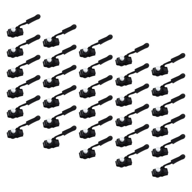 Kit de reparación de cremalleras BLESIY 30x tiradores de cremalleras