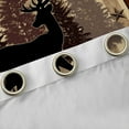 thumbnail image 4 of Homewish Wild Deer Elk Black Out Curtains,Jungle Animal Moose Bear Curtains Pack of 2 (42x63 Each),Brown Bear Paws Bedroom Curtains For Boys Teens,Luxury Bedroom Decor, 4 of 6