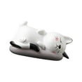 thumbnail image 4 of Figuras de gato en miniatura, regalos, estatuas de gato coleccionables, mini figuras de acción 16.5x9.2x8.9cm, 4 of 9