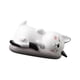 thumbnail image 4 of Figura de gato, estatua de gato, coleccionable, decoración del hogar, figura de animal creativa, linda 16.5x9.2x8.9cm, 4 of 9