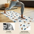 thumbnail image 4 of Cartoon Tractors Stars White Pattern Hot Yoga Mat Towel Non Slip for Hot Yoga - Quick-Drying Yoga Mat Cover with 4 Corner Pockets with Travel Bag - Hot Yoga Towel Non Slip 74"x26", 4 of 6