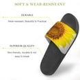 thumbnail image 3 of GZHJMY Stylish Slides for Women Men, Sunflower Soft Flexible Slip-on Sandals Slippers, 3 of 7