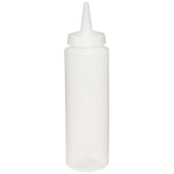 ADC PBD8CLCASE 8 oz Clear Plastic Squeeze Bottle - 12 per Pack ...