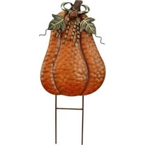 Attraction Design Pumpkin Garden Stake 20” x 30” Fall Decor - Rustic Pumpkin Yard Sign