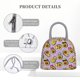 thumbnail image 4 of Fotbe Cartoon Avocados Bolsa de Almuerzo con Estampado, Lonchera Aislada, Contenedor de Comida Reutilizable Tipo Cooler a Prueba de Fugas, 4 of 6