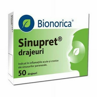 Bionorica Sinupret Herbal Supplements 50 Count