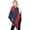 Red Navy, variant on CoCopeaunt Women Tassel Shawl Wraps Knitted Poncho Winter Soft Sweater Cardigan Blanket Cape