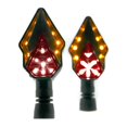 thumbnail image 1 of Direccionales Para Moto Rasen Led Secuencial Tipo Diamante Universal  rojo, 1 of 11