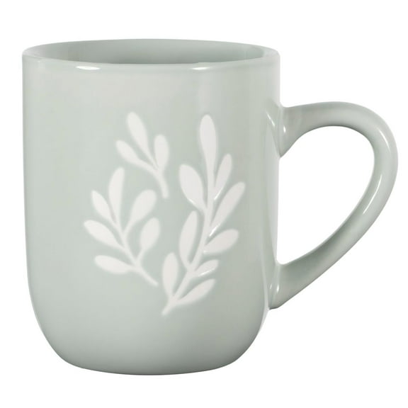 Mainstays 12oz Emelie White Stoneware Mug