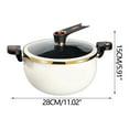 thumbnail image 3 of SNGMN 8L Mini Pressure Cooker with Transparent Lid, Non-Stick Interior, Lock Handles, Induction Compatible, 3 of 3